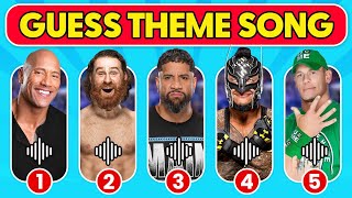 Can You Guess These WWE Superstars by Their Theme Songs 🎶✅🔊 [upl. by Fujio996]