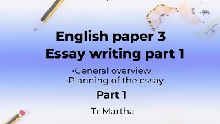 KCSE English Paper 3 How to write an essay [upl. by Anivid]