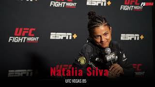 Natalia Silva full UFC Vegas 85 postfight interview [upl. by Yehudit]