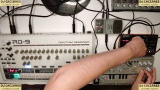 Behringer RD 9 Roland T 8 amp Behringer TD 3  Acid House Jam 30 [upl. by Natsirk]