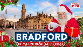 BRADFORD City Centre at Christmas [upl. by Aihsenad]