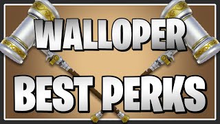 The BEST PERKS for the Walloper in Fortnite Save the World [upl. by Bertine]