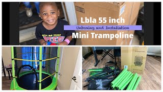 Lbla 55 inch Mini Trampoline Unboxing and Installation [upl. by Zed]