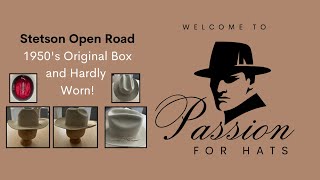 Stetson 1950s Open Road brief overview against a 2015 model [upl. by Luce]