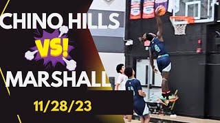 CHINO HILLS VS MARSHALL Dunkfest [upl. by Ludovika]