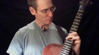 Gone With The Wind Steve Herberman solo 6 string guitar 2 melody choruses [upl. by Firooc247]