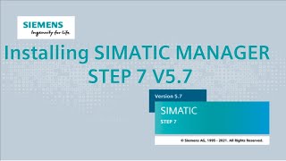 How to Install SIMATIC STEP 7 V57 [upl. by Semela]