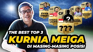 KURNIA MEIGA MEMILIH TIGA PEMAIN TERBAIK DI MASINGMASING POSISI [upl. by Mihcaoj35]