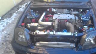 Honda prelude turbo  supercharger [upl. by Kerin]