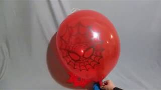 SPIDERMAN PUNCH BALLOON POPS [upl. by Woolley863]