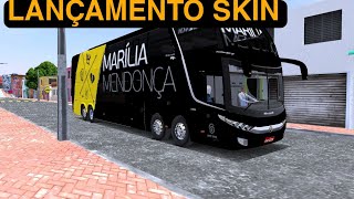 PROTON BUS SIMULATOR RODOVIÁRIO LANÇAMENTO SKIN MARÍLIA MENDONÇA G7 1800 DD [upl. by Enilegna66]