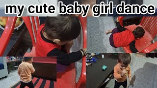 my cute baby girl dance manushree family vlog Manushreefamilyblogdaliyvlog [upl. by Jerry]