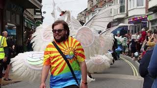 Swanage Carnival procession 2023 [upl. by Ebocaj]