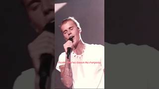 Justin Bieber  Purpuse  Purpose lyrics  songlyrics shorts music purpose shortsfeed [upl. by Noletta]