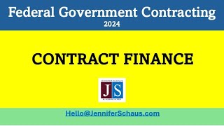 2024 GovCon Summer Shorts  Contract Finance 2 of 10 [upl. by Ollie]