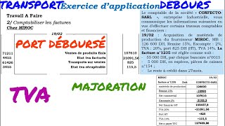 exercice dapplication 4 la facturation Transport déboursé [upl. by Auric]