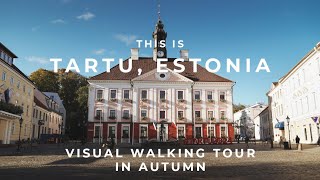 TARTU ESTONIA  AUTUMN VISUALS 4K [upl. by Eus]