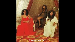 4 The Three Degrees 1976  CBSSony  I wanna say quotlaquot [upl. by Atinna]