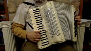 2944  Cream Camerano Piano Accordion LM 41 120 499 [upl. by Yelsiap]