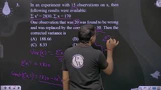 In an experiment with 15 observations on x then following results were available x2283 [upl. by Boris530]