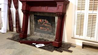 The Burlington Mantel in cherry wood with a stain match [upl. by Heady]