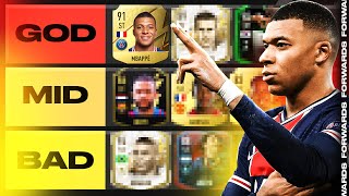 RANKING THE BEST ATTACKERS IN FIFA 22 ULTIMATE TEAM Tier List [upl. by Battista]