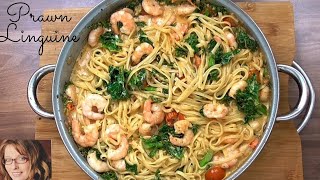 Prawn linguine recipe  Shrimp Linguine Recipe  Quick amp Easy Recipe [upl. by Ehling]