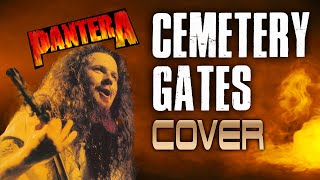 Pantera  Cemetery Gates Instrumental Cover [upl. by Standley687]