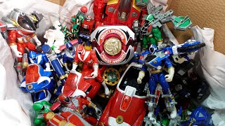 Power Rangers Massive Lot Unboxing  Lightspeed Rescue And More [upl. by Anpas863]