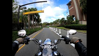 Disney Springs Motorcycle Parking Lime Garage [upl. by Eneres]