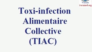 Toxiinfection Intoxication Alimentaire Collective conduite à tenir httpsyoutube3nUtYezF0n8 [upl. by Kelley]