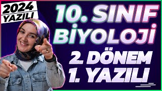 10Sınıf Biyoloji 2Dönem 1Yazılı 2024 yazılı biyoloji [upl. by Nueovas]