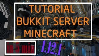 ★ Minecraft BUKKIT SERVER 1121 tutorial 5min english [upl. by Enirac175]