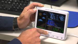 La Crosse Technology® Wireless Color Forecast Station [upl. by Rasia]