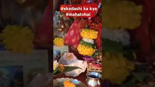 ekadashi vrat ka kya mahatv hai 🤔jarursune youtubeshortstrending videoviral [upl. by Utley]