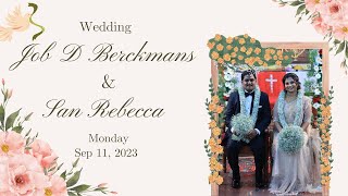 Job David Berckmans amp San Rebecca  WEDDING  11092023  Ambur Tamil Nadu India [upl. by Ambrosio]