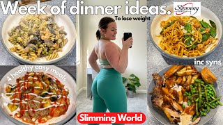 WEEK OF SLIMMING WORLD DINNER IDEAS  4 quick  healthy meals to LOSE WEIGHT Inc syns [upl. by Faustus]