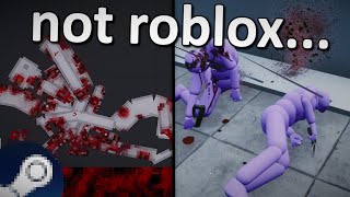 these AMAZING GORE games arent from ROBLOX [upl. by Yendirb]