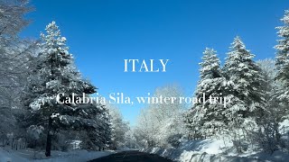 Winter road trip vlog  SILA national park ITALY Calabria [upl. by Astra944]