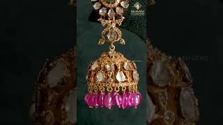 Vintage Victorian Jhumka  Bhavani Jewellers  Liberty Plaza Himayat Nagar [upl. by Eetsim]