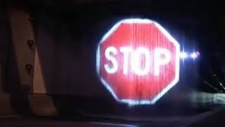 water project Stop sign in a tunnel Sydney Australia [upl. by Kiah46]