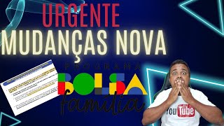 😱 BOLSA FAMÍLIA ATENÇÃO COM A MUDANÇA [upl. by Ansilma953]