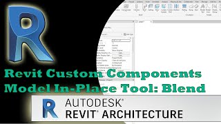 Revit Tutorial StepbyStep Guide to Using the Blend Tool for Custom Forms [upl. by Kylah]