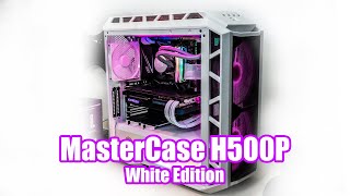 Cooler Master  MasterCase H500P Mesh White Edition  Review Test  German Deutsch [upl. by Maya778]