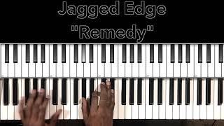 Jagged Edge quotRemedyquot Piano Tutorial [upl. by Naujahs]