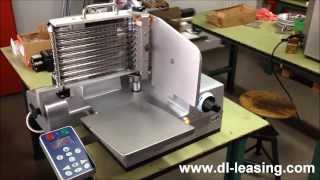 DL Leasing Meat Processing Machinery  Graef automatic meat slicer 802 H [upl. by Yl435]