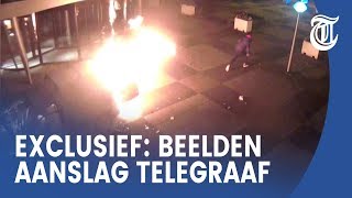 Hier ramt aanslagpleger Telegraafgebouw [upl. by Isidore]