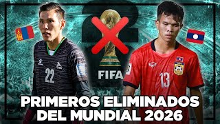 Las PRIMERAS 10 SELECCIONES ELIMINADAS del MUNDIAL 2026 [upl. by Yemrots]