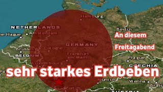 Ein sehr starkes Erdbeben erschütterte Deutschland heute Abend Freitag 5 Juli 2024 [upl. by Nomed]