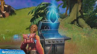 Collect Gem Fragments Near Characters All Locations  Fortnite [upl. by Ahsaf280]